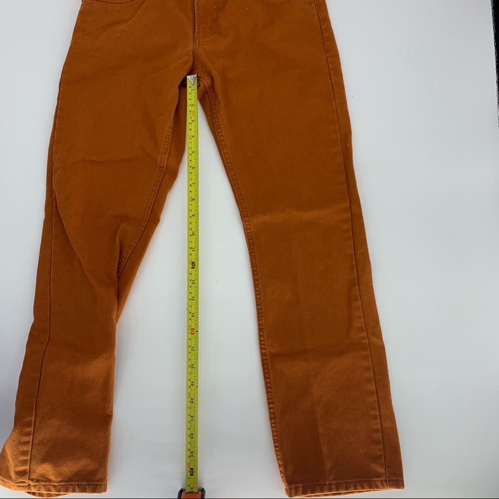 Levi's Men's Corduroy Pants in Rust Brown - Picture 6 of 7